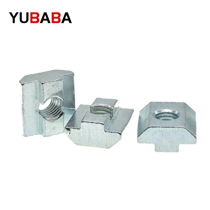 M3 M4 M5 M6 M8 M10 T Khối Vuông Loại Hạt T Đường Trượt Búa Nhổ Cho Dây Nhôm Hồ Sơ 2020 3030 4040 4545