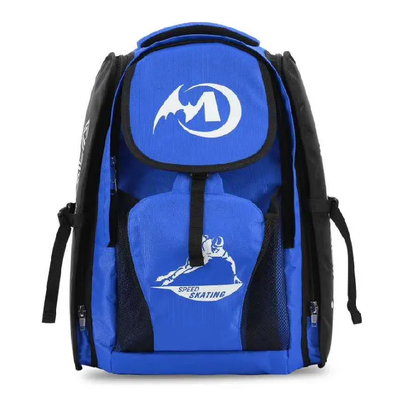 MCGALA professional inline speed skating bag for competition travel speed skates shoes container backpack support 4X110mm 3X125