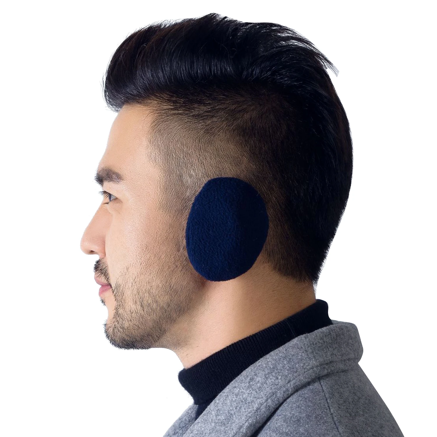 Cache-oreilles sans bande pour hommes et femmes, cache-oreilles, cache-oreilles, cache-oreilles, chaud, épais, doux, portable, extérieur, temps froid, coupe-vent, sourire, hiver, 1 paire