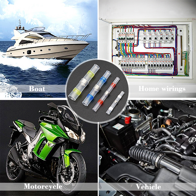 encolhimento térmico fios do carro elétrico conector de solda terminais de extrusão bloco cabo terminação wireway aperto