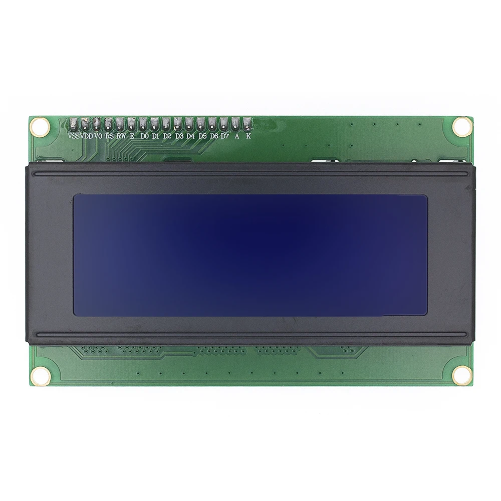 LCD2004+I2C LCD2004 20x4 2004A Módulo adaptador de interfaz serie LCD IIC de caracteres de pantalla azul y verde