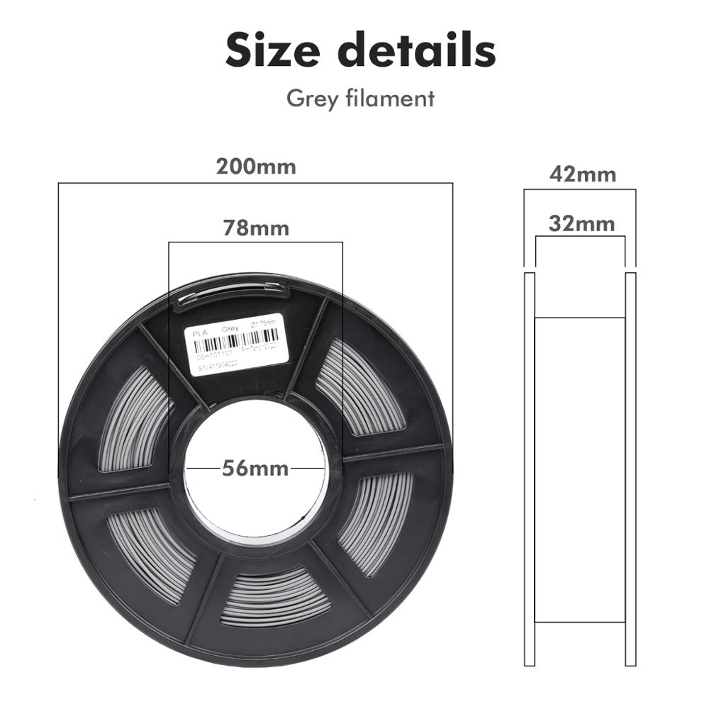 Sunlu pla/pla +/petg/selha/pla fosco/pla meta filamento 5kg 1kg/rolo 1.75mm +/-0.02mm filamento de impressora 3d filamento de ferida ordenadamente