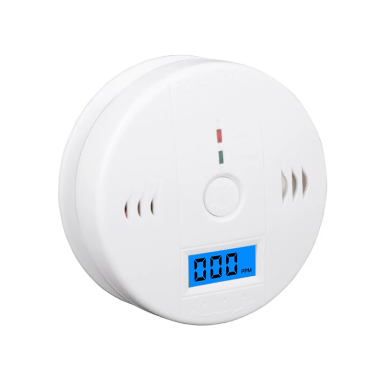 Wofea LCD Đồng Cảm Biến Làm Việc Một Mình Xây Dựng Trong 85dB Còi Báo Động Độc Lập CO Ngộ Độc Cảnh Báo Báo Động Báo