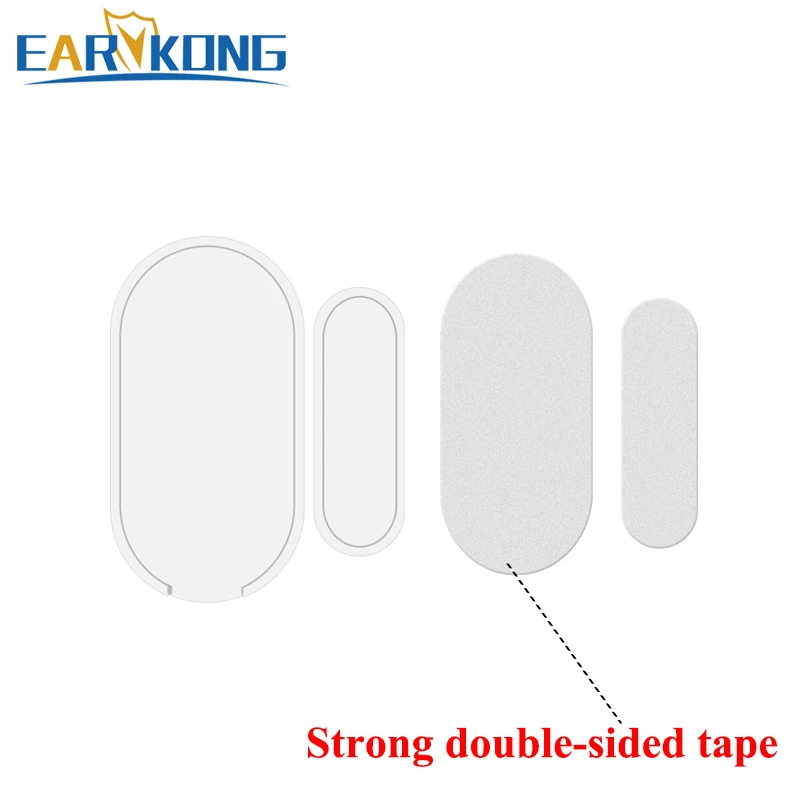 EARYKONG 433Mhz Cửa Không Dây Khoảng cách dò, Cửa Cửa Sổ Cảm Biến Mở Cửa, Tất Cả Cho Nhà Báo Động Chống Trộm,