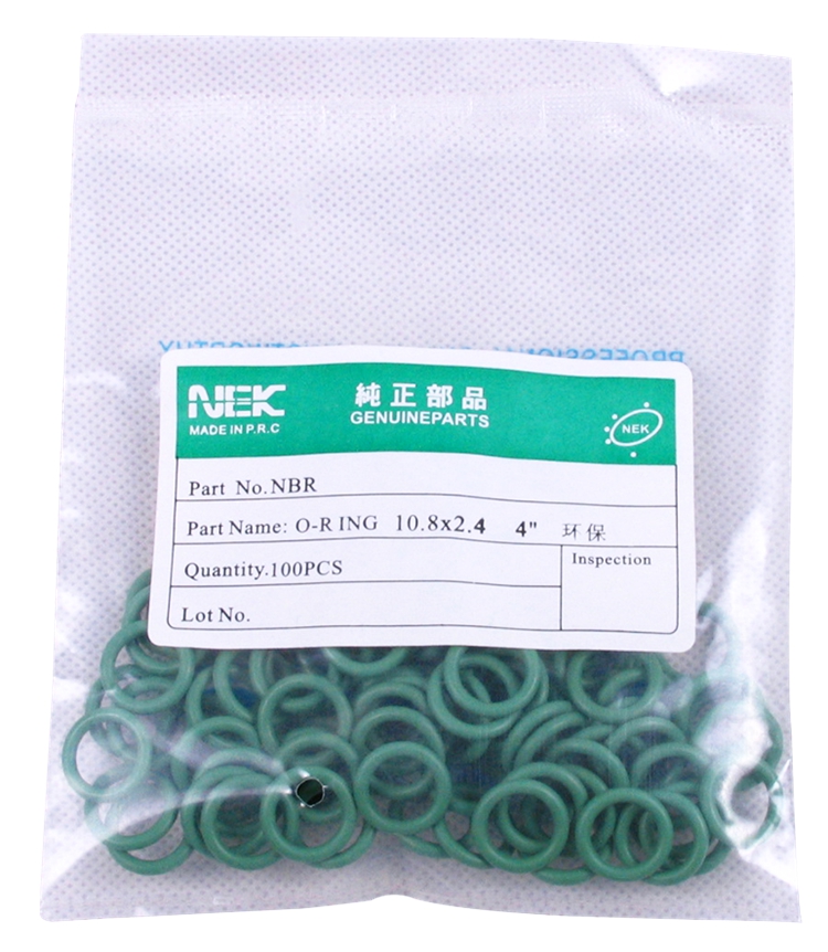 70 stuks (10,8*2,4 mm) # 8 R134a NBR rubberen O-ring afdichtingsset, hoge temperatuurbestendigheid voor auto-airconditioning klep 5/16 3/8 1/2