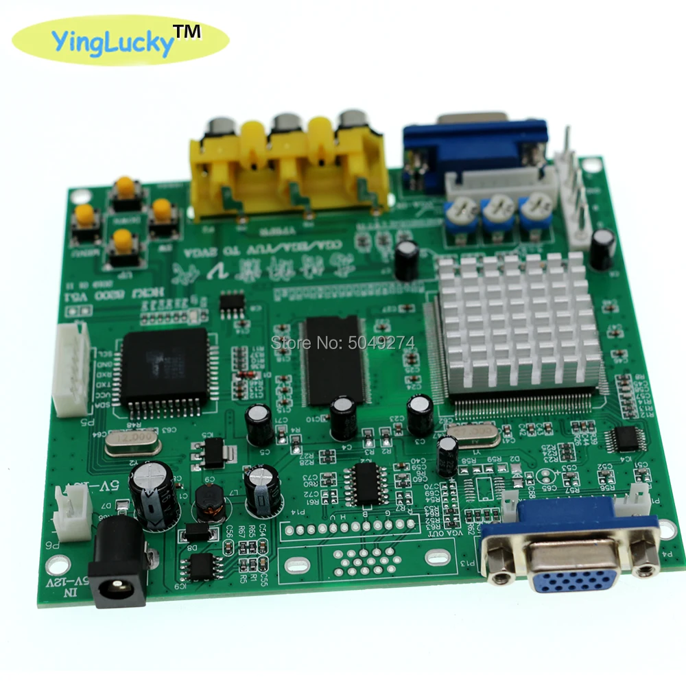 Arcade Game RGB/CGA/EGA/YUV zu Dual VGA HD Video Konverter Adapter Board GBS-8220
