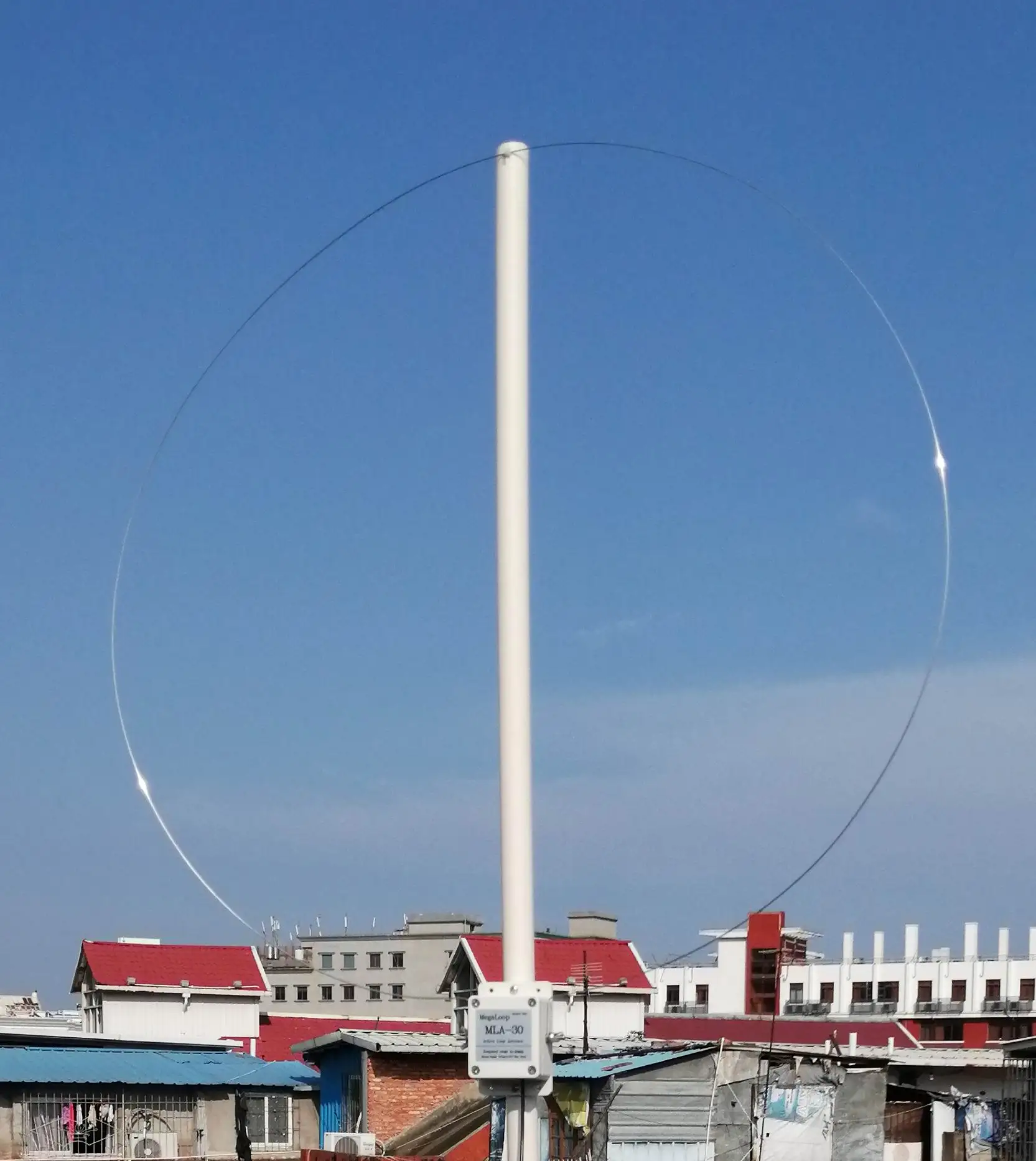 MLA-30+ plus 0,5–30 MHz Ring-Aktiv-Empfangsantenne, geräuscharm, mittlere Kurzwelle, SDR-Loop-Antenne, Kurzwellen-Radioantenne MLA30