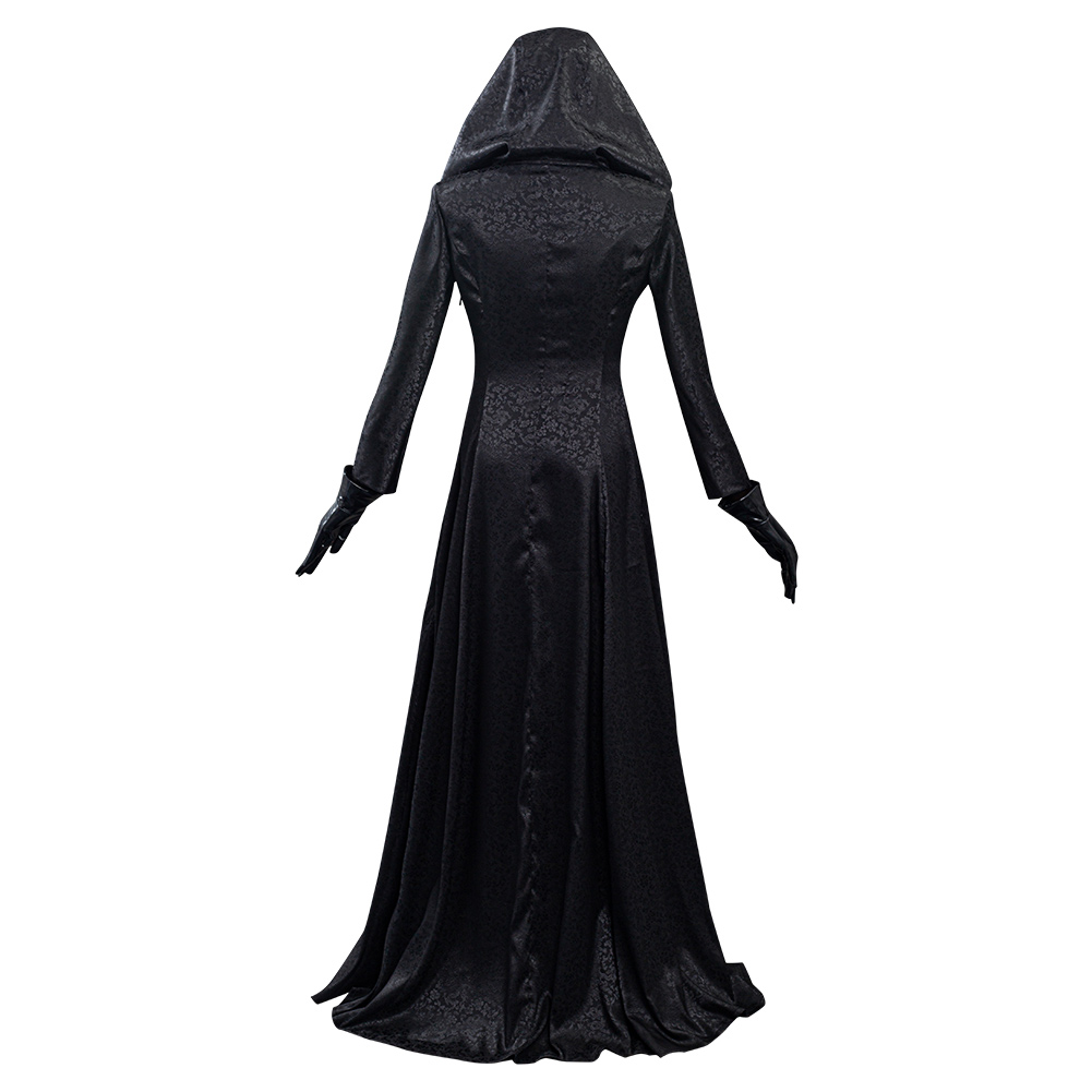 Evil Village Cosplay Traje Vampiro Senhora Vestido Roupas Halloween Carnaval Terno