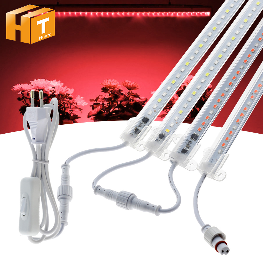220V LED Wachsen Licht Bar Set Für Indoor Outdoor Pflanzen Wachsende LED Wachsen Rohr Beleuchtung IP67 Wasserdicht Für Aquarium gewächshaus