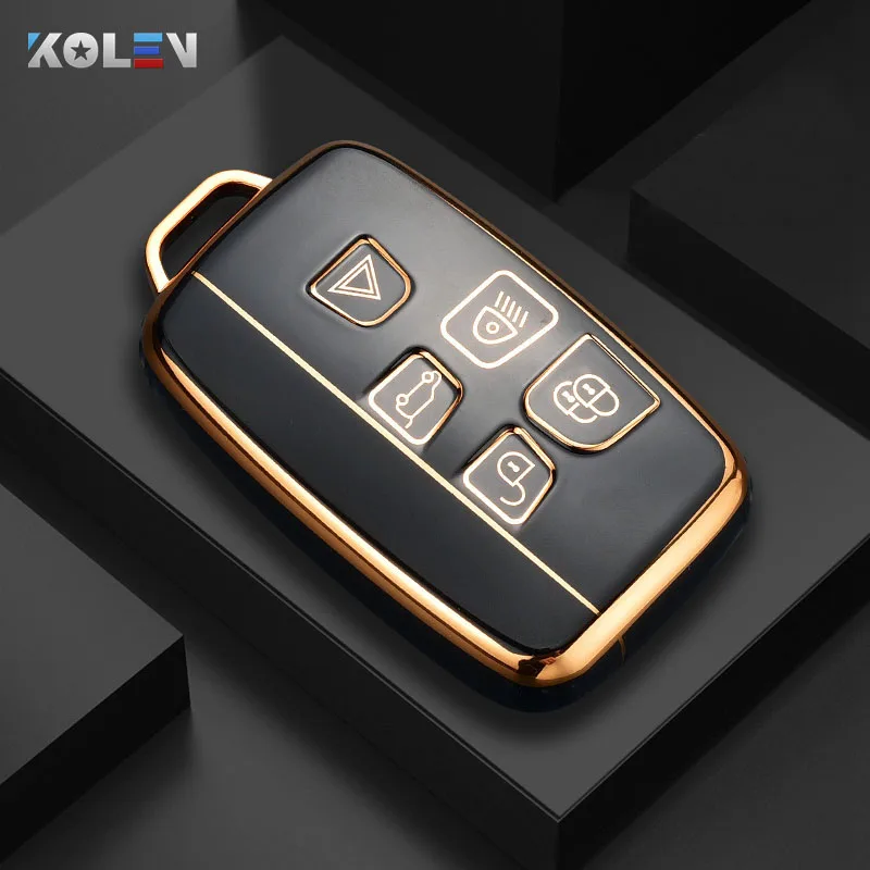 TPU XE Từ Xa Chìa Khóa Bao Da Dùng Cho Land Rover Range Rover Sport Evoque Freelander Velar Phát Hiện 4 Jaguar XE XJ XF Đàn Guitar