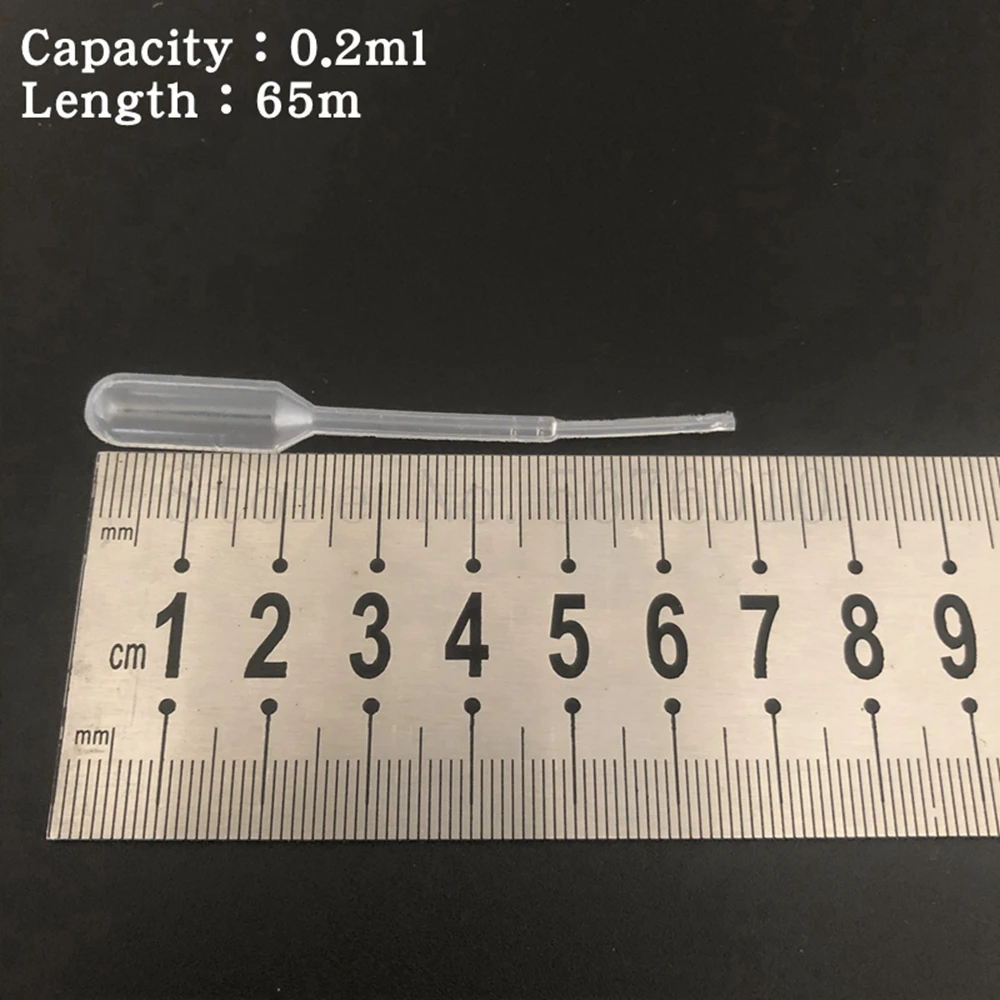 Bộ 100 Đến 500 Chiếc Phòng 0.2Ml 0.5Ml 1 2Ml 3Ml 5Ml 10Ml nhựa Pasteur Pipet Xả Clear Ống Nhỏ Giọt