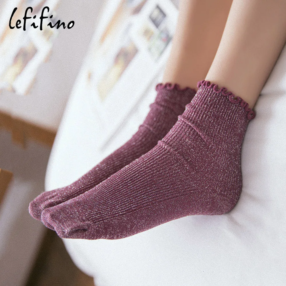Thời Trang Retro Sáng Bề Mặt Hàng Ngày Nữ Cotton Nguyên Chất Cô Gái Ngọt Ngào Thắt Nơ Xẻ Xuân Hè Tất Sáng Bóng Người Phụ Nữ Đơn Giản tất