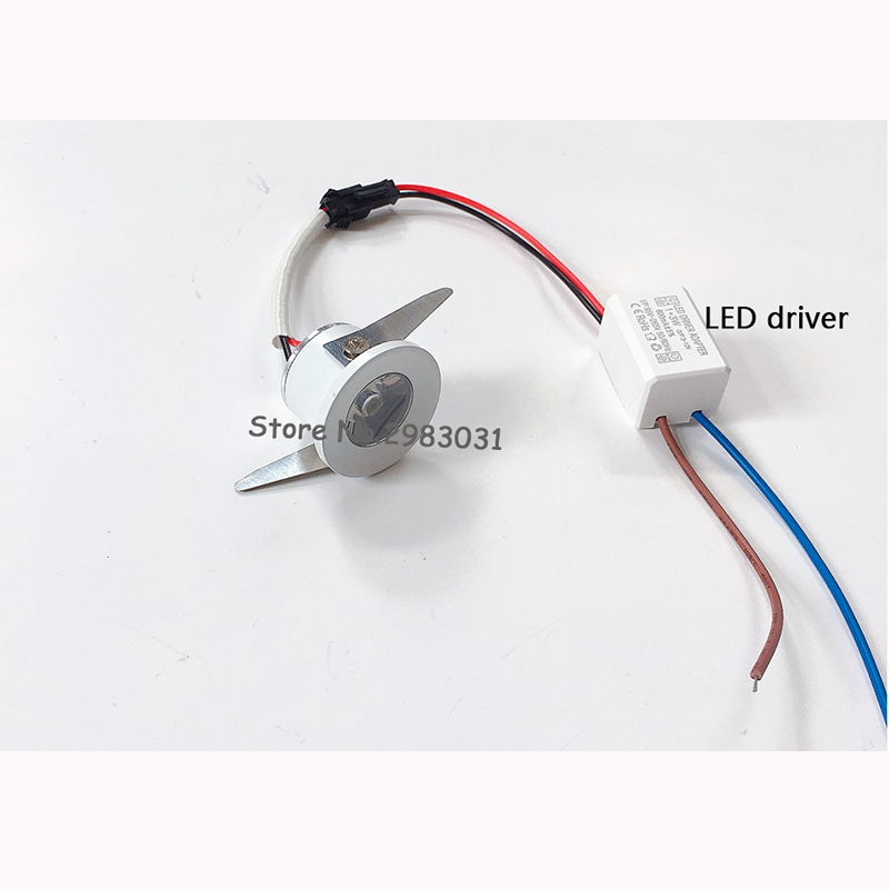 Focos LED regulables, luces de techo Led, plata, negro, blanco, 1W, 3W, bombillas para gabinete, mostrador, escaparate, AC110V, 220V