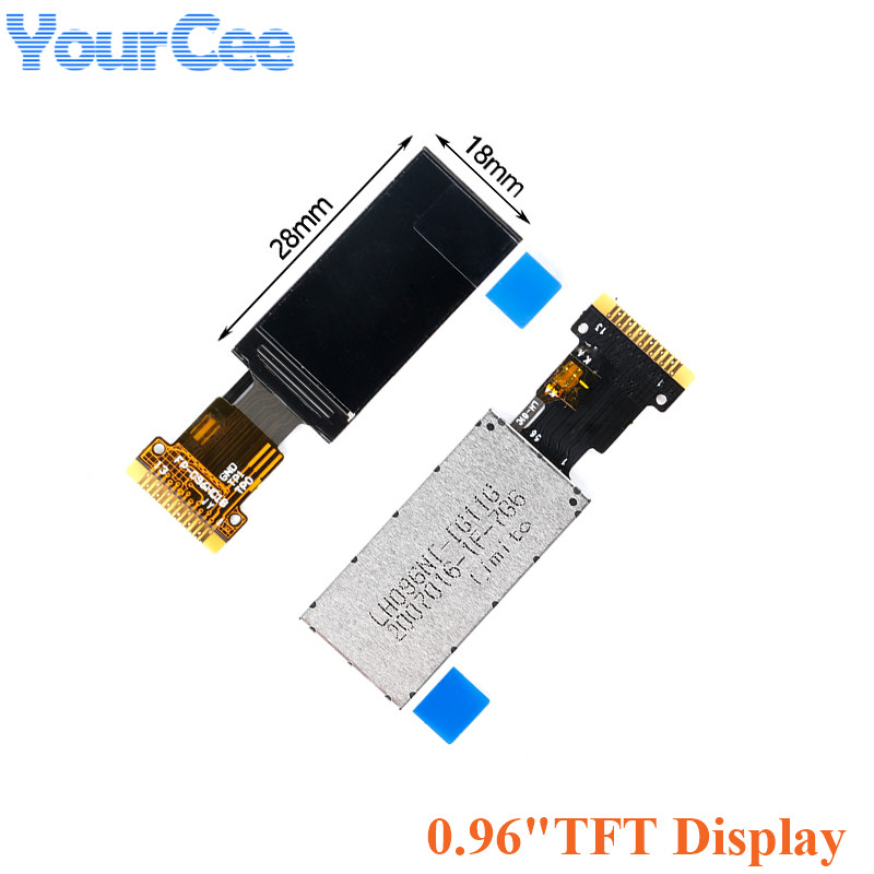 0,96" 0,96 pulgadas HD IPS TFT pantalla LCD módulo 80*160 ST7735 unidad 3,3 V 13PIN