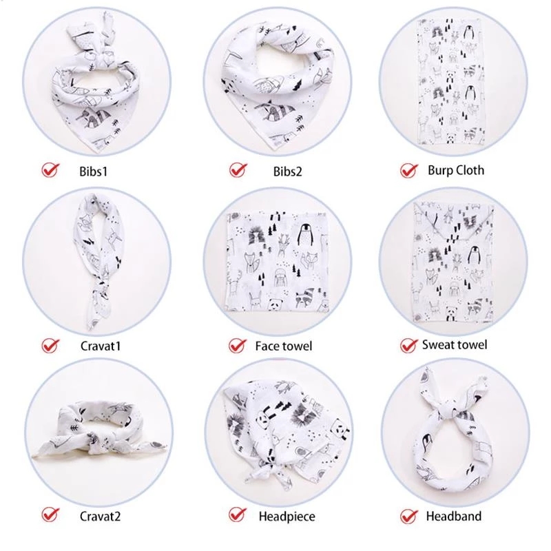 30% 면 + 70% 대나무 아기 담요 신생아 침구 아기 Swaddle 아기 모슬린 담요 아기 담요 유아 랩