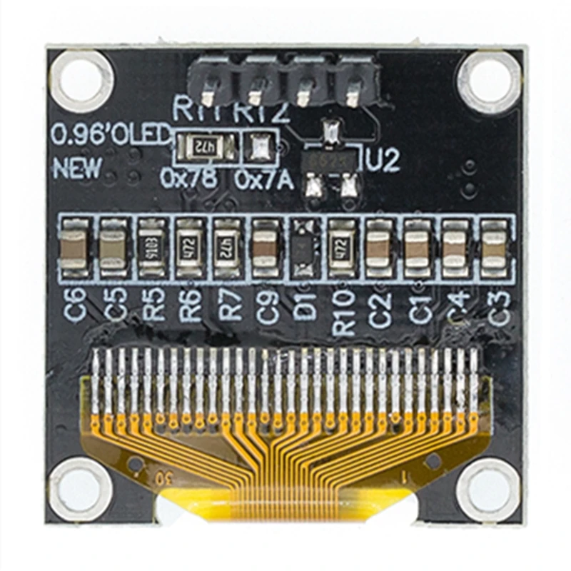 0.96 インチ IIC シリアル 4 ピン白/青/黄青/黄色 OLED ディスプレイモジュール 128X64 12864 液晶画面ボード arduino oled