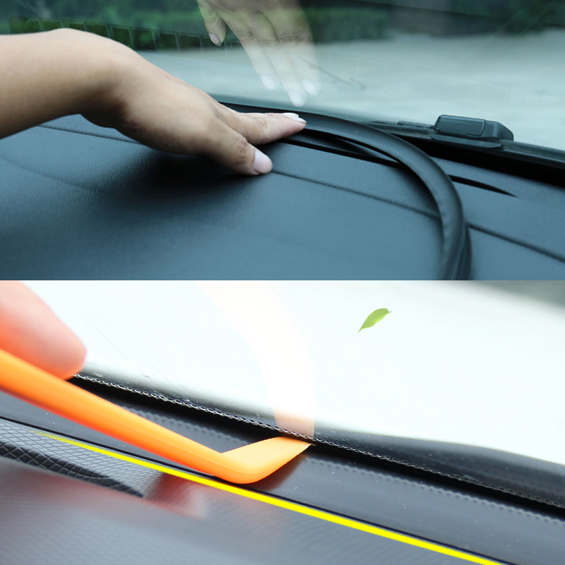 Seametal 車のシールストリップダッシュボードステッカー装飾自動ゴムシールステッカーウェザーストリップ車のスタイリングインテリア Accessorie