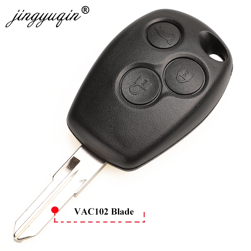 jingyuqin Remote Car Key PCF7946 7947 7952E Chip 434MHz For Renault Trafic Vivaro Primastar Movano Dacia 3BT Replace Control Fob