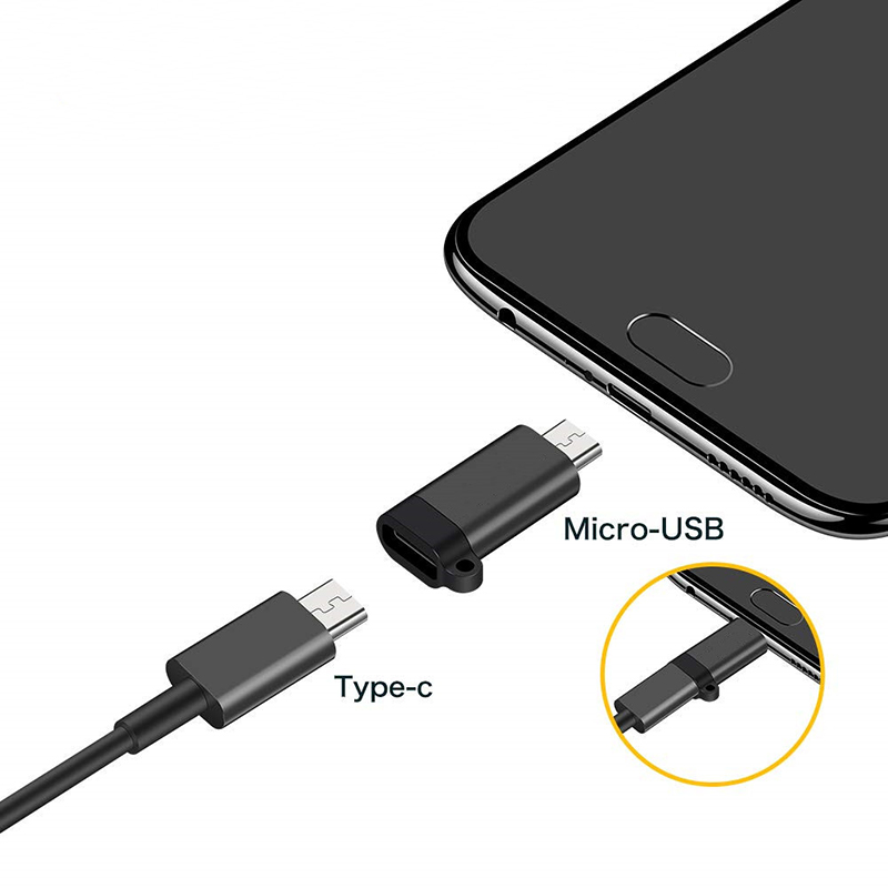 Переходник USB Type-C на Micro USB, для Xiaomi, Samsung, зарядный кабель для передачи данных