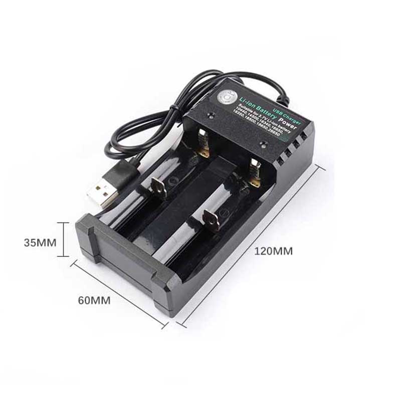 18650 Batterieladegerät 1 2 4 Steckplätze AC 110 V 220 V für 18650 10440 14500 16340 16650 14650 3,7 V wiederaufladbares Lithium-Batterieladegerät