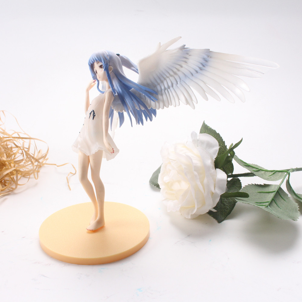 15Cm Action Figure Angel Beats Tachibana Kanade PVC Model Mainan Desktop Kue Dekorasi Malaikat Patung Hadiah untuk Anak-anak
