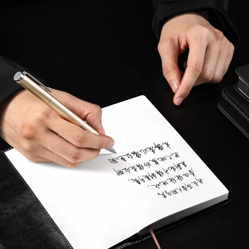 Xiaomi Deli Kim Loại Bút Gel Tháp Bóng Lăn Cổ Thụ Caneta Ручка Bi 0.5MM Ký Bút Cho Sinh Viên Văn Phòng Kinh Doanh Đứng Yên Tiếp Liệu