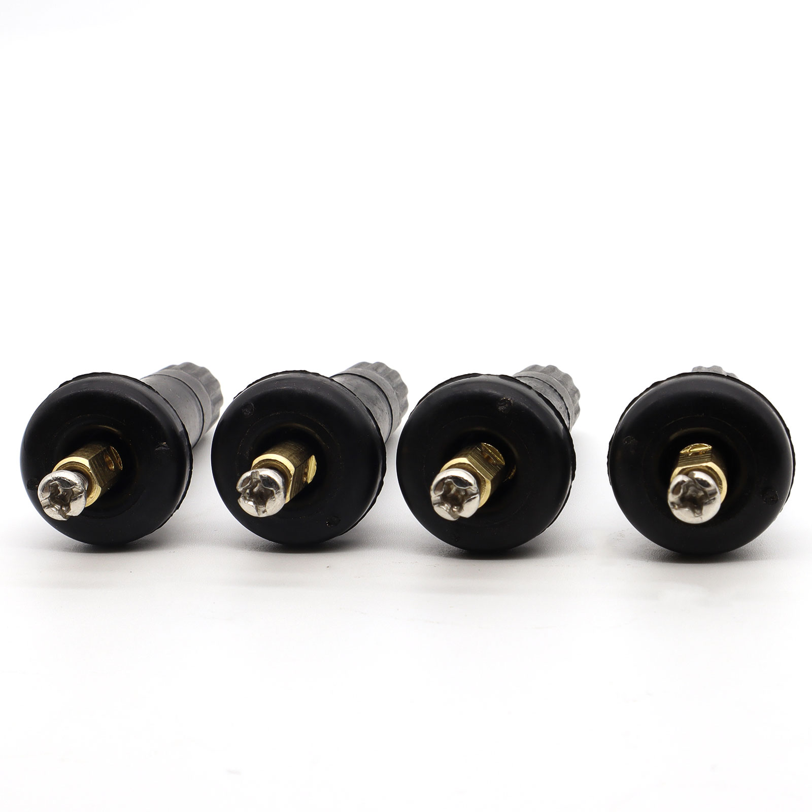 4 pçs válvula de borracha hastes sensor pressão dos pneus serviço replacemen repair kit tpms para gm buick ford encore chevy cadillac pontiac