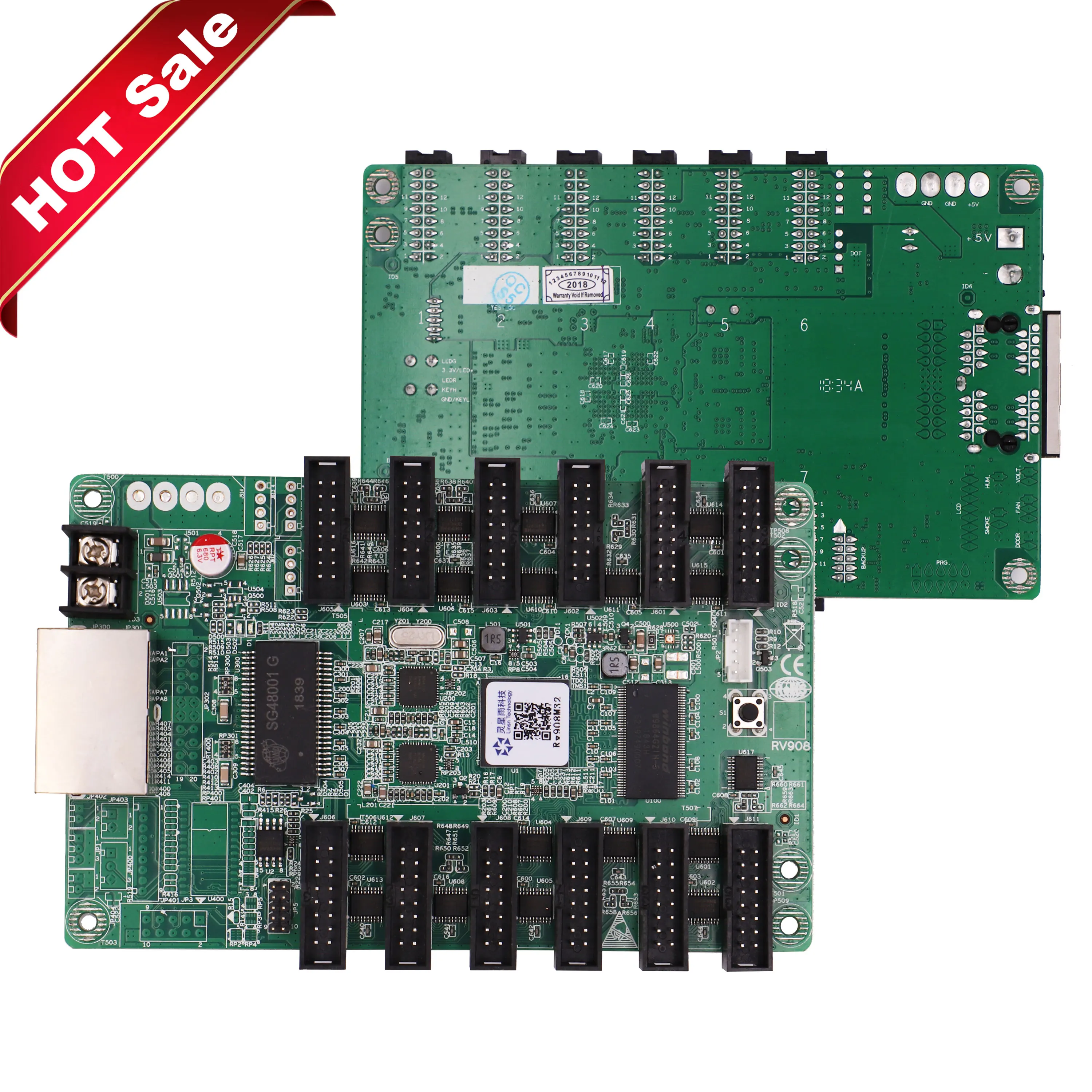 Tarjeta receptora Linsn RV908m32, pantalla LED, envío gratis, sistema de control de pantalla RV908 RV908M RV908H