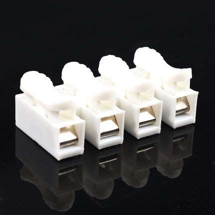 10Pcs CH-2 CH-3 CH-4 Frühling Draht Schnell Stecker 2P 3P Elektrische Crimp Terminals Block Splice Kabel Klemme einfach Fit Led Streifen