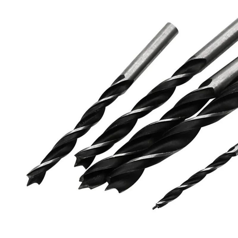 8 Cái/bộ Gỗ Bộ Mũi Khoan 3MM-10MM Bộ Gỗ Gỗ Dụng Cụ Xoắn Ốc Mũi Khoan bit Thép Carbon Cao Cấp