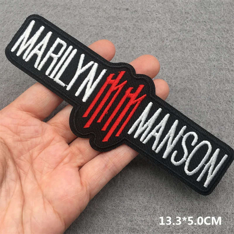 Ban Nhạc Rock Thêu Miếng Dán Trên Quần Áo Tự Làm Appliques Sọc Sắt Trên Miếng Dán Cho Quần Áo May Phù Hiệu PUNK Kim Loại Âm Nhạc