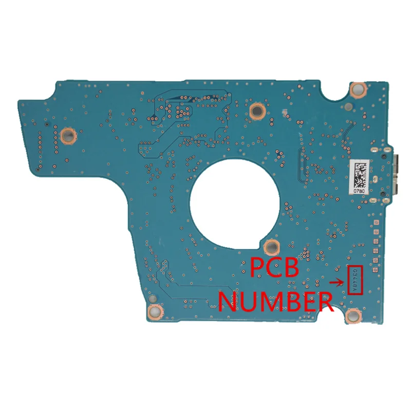 G3448A TOSHIBA MQ01UBD100, AB00/AX101U, HDKBD29AYA01 HDD PCB /BOARD NUMBER: G3448A