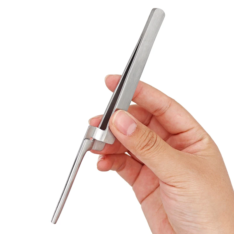 1 Đồng Hồ Thép Không Gỉ Nha Khoa Occlusal Giấy Nhíp Cong Cắn Articulating Giấy Kìm Chỉnh Nha Forcep Cho Răng Dụng Cụ Chăm Sóc