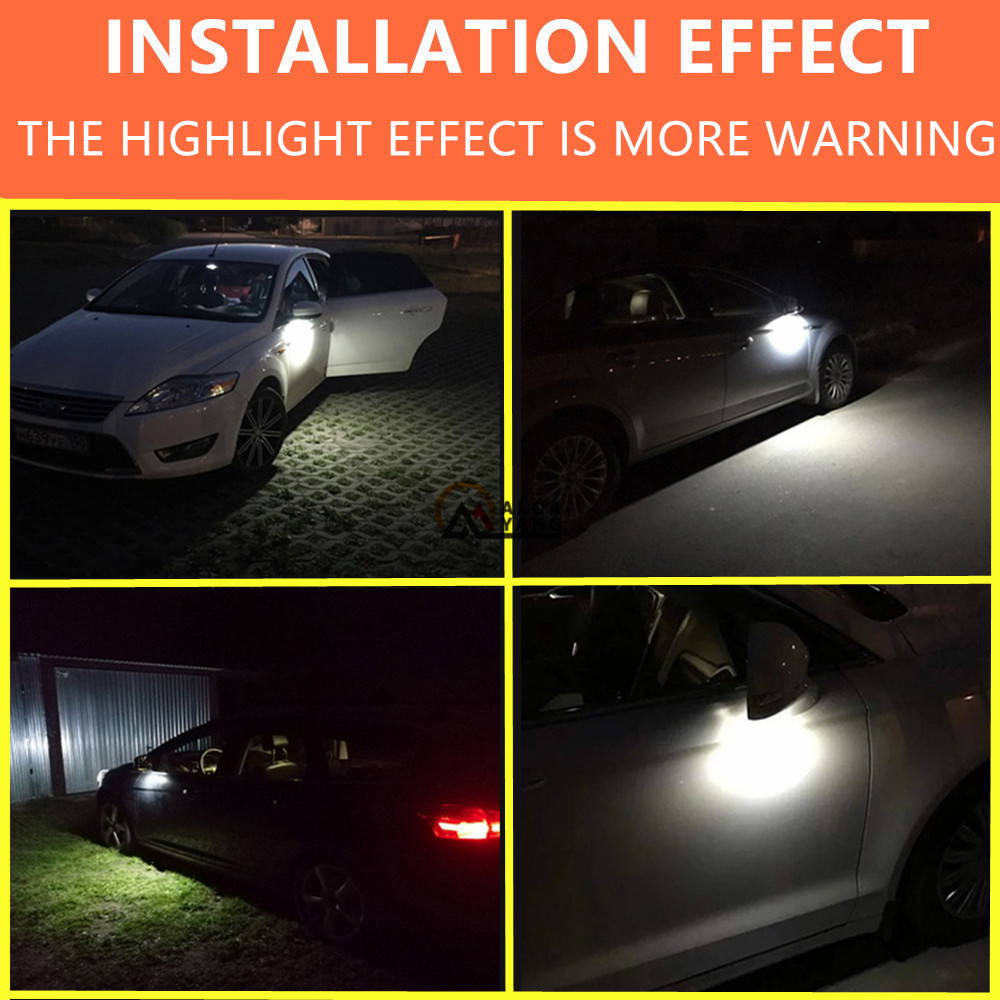 Lámparas Led Canbus para espejo lateral, accesorios para Ford SMax CMax Kuga Escape Monde 4 Focus 3 Grand 2, 2 uds.