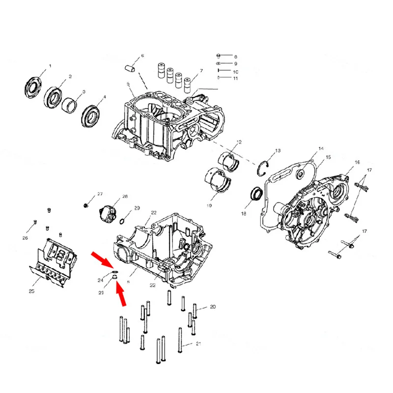 Plugue de drenagem de óleo de motor magnético super forte e arruela M12x1.5 para Polaris RZR Sportsman Ranger 7052306   Parafuso de drenagem de óleo