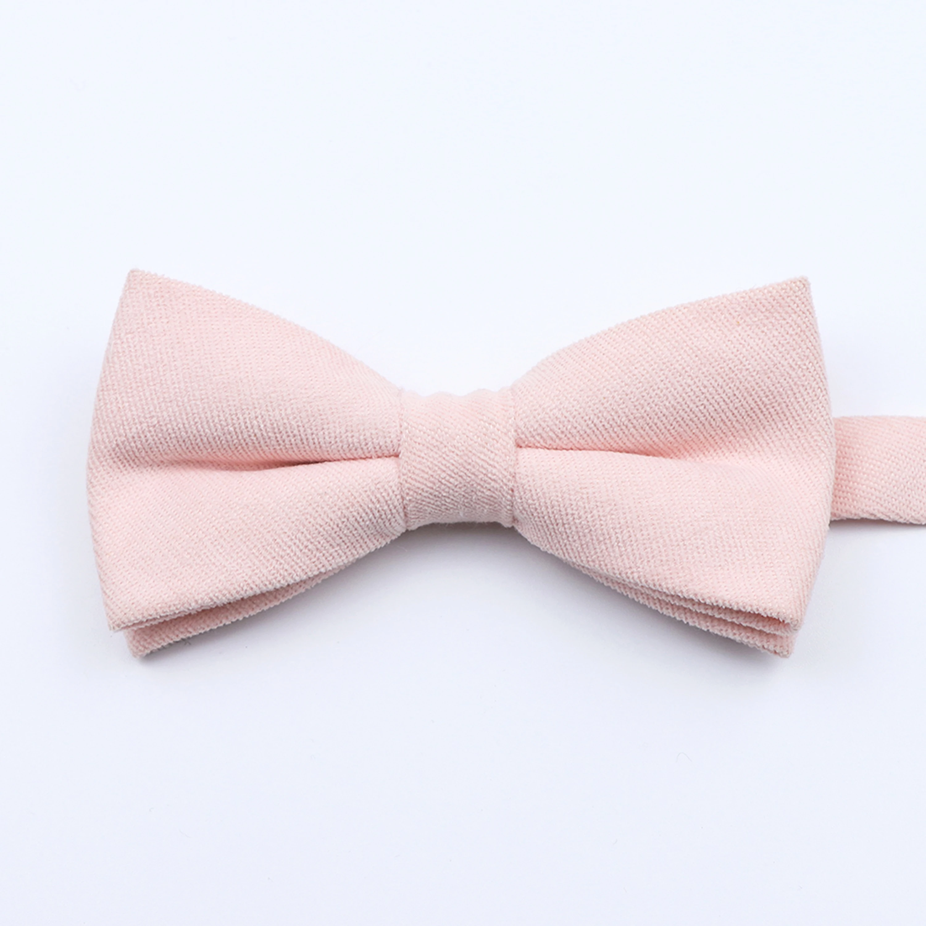 คลาสสิกที่มีสีสันเด็ก Bowties Super Soft กํามะหยี่ Corduroy งานแต่งงานเด็ก Bow Tie โรแมนติกสีฟ้าสีชมพูสีแดงผีเสื้อ Cravat