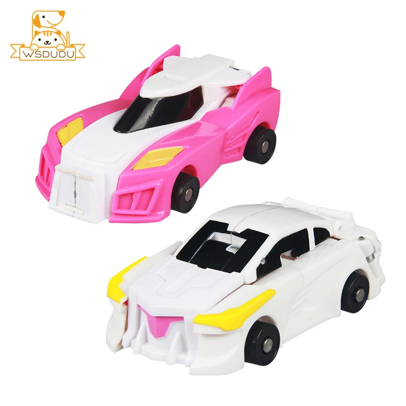 2 で 1 車変換ユニコーン置物磁気車両漫画馬アクションフィギュアおもちゃ楽しい変換モデル子供のギフト