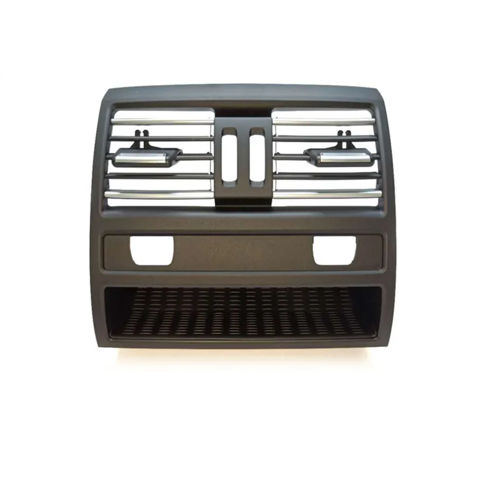 LHD RHD Trung Ương Mặt Full Chrome Điều Hòa Không Khí AC Thông Hơi Dạng Lưới Tản Nhiệt Ổ Cắm Bảng Điều Khiển Dành Cho Xe BMW Series 5 F10 F11 f18 520 521 523