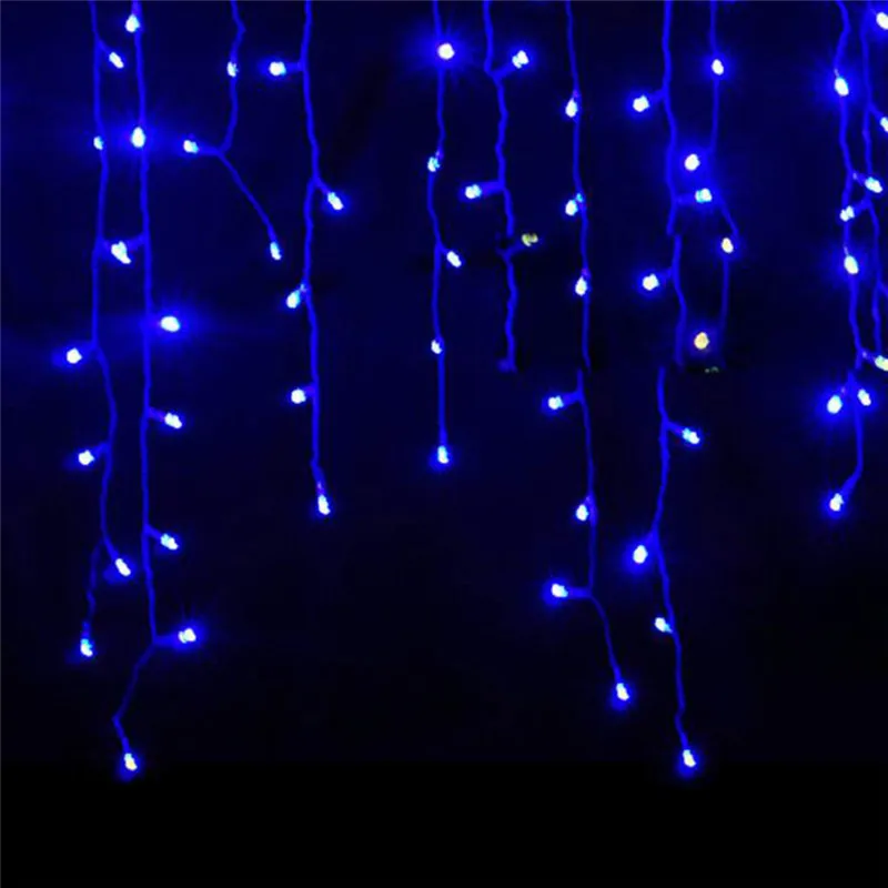 5 メートル防水屋外クリスマスライトドループ 0.4-0.6 メートル Led カーテンつららストリングライトガーデンモール軒装飾ライト