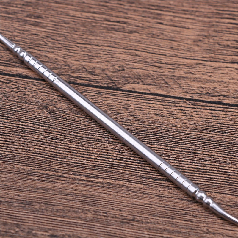 1PCS สแตนเลสสตีลคู่ปลายทันตแพทย์ฟันสะอาดสุขอนามัย Explorer Probe hook Pick เครื่องมือทันตกรรมผลิตภัณฑ์