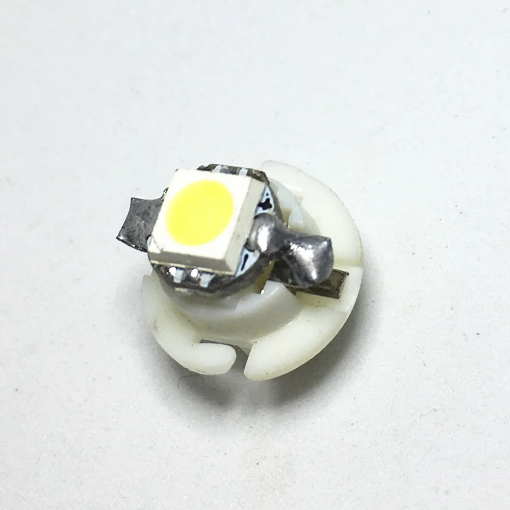 10 Chiếc Xe Nhạc Cụ Đèn B8.4 LED Thương Hiệu Mới T5 B8.4D 5050 1SMD Bên Chỉ Báo Đèn Ô Tô Đồng Hồ Đo Bảng Điều Khiển đèn 12V