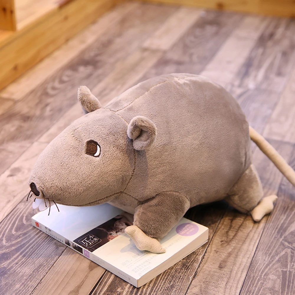 1Pc 20Cm Mới Mini Sang Trọng Mô Phỏng Chuột Plushie Búp Bê Nhồi Bông Chuột Sang Trọng Chơi Động Vật Linh Vật Peluche Chuột búp Bê Cho Bé
