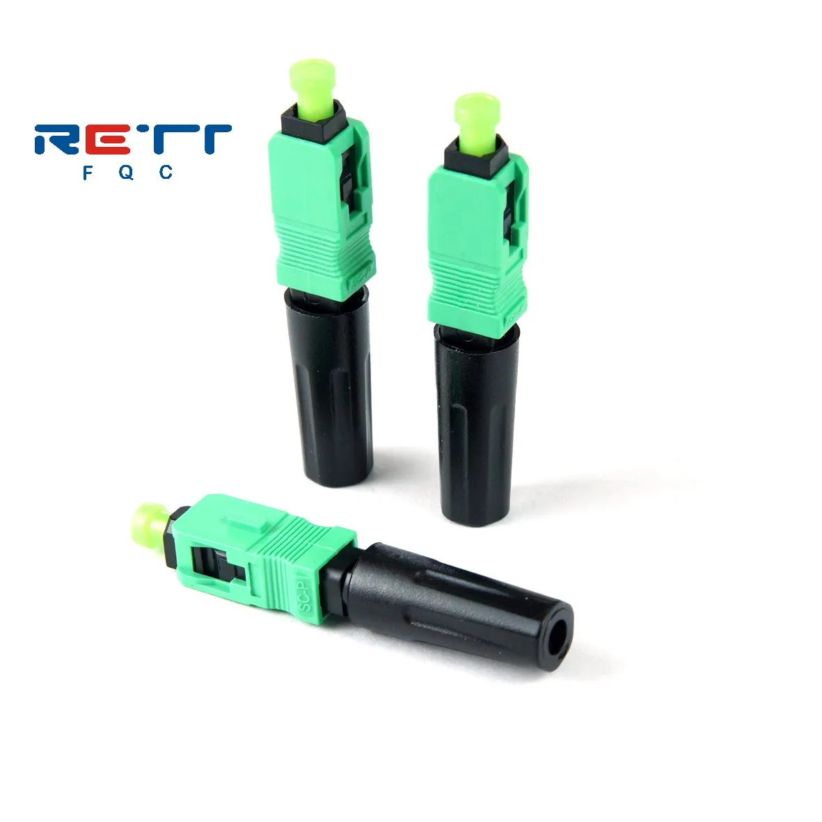 SC APC Fiber Optic Fast Connectors SC Single Mode UPC ไฟเบอร์ออปติก Quick Connectors Mechanical สำหรับ FTTH CATV เครือข่าย