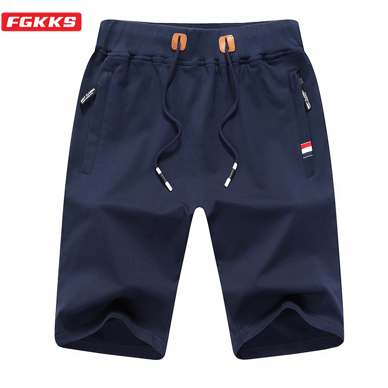 FGKKS Qualität Marke Männer Casual Shorts Neue Sommer Männlichen Mode Beiläufige Kurze männer Einfarbig Fitness Atmungsaktive Shorts