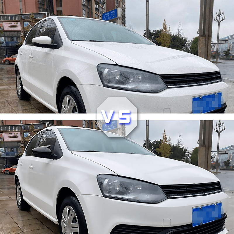 2 pçs para volkswagen vw polo mk5 6r 6c 2009-2017 abs lateral retrovisor asa espelho capa tampas escudo guarnição chifre de boi estilo exterior