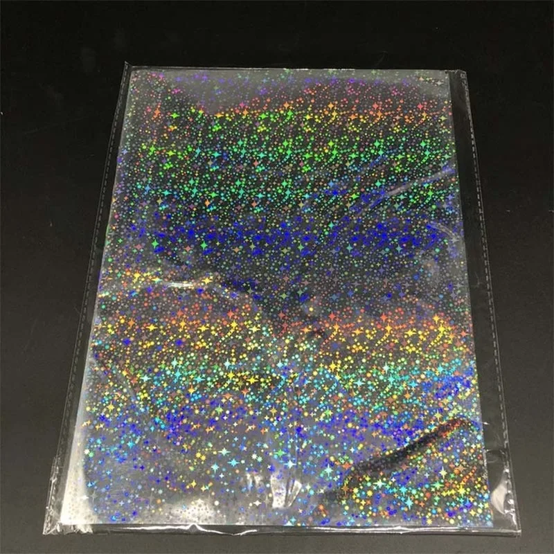 Bộ 50 Vàng Đen Đỏ Nóng Dập Giấy Bạc Giấy Cán Ép Chuyển Ngày Sang Trọng Laser Thủ Công 20X29cm A4