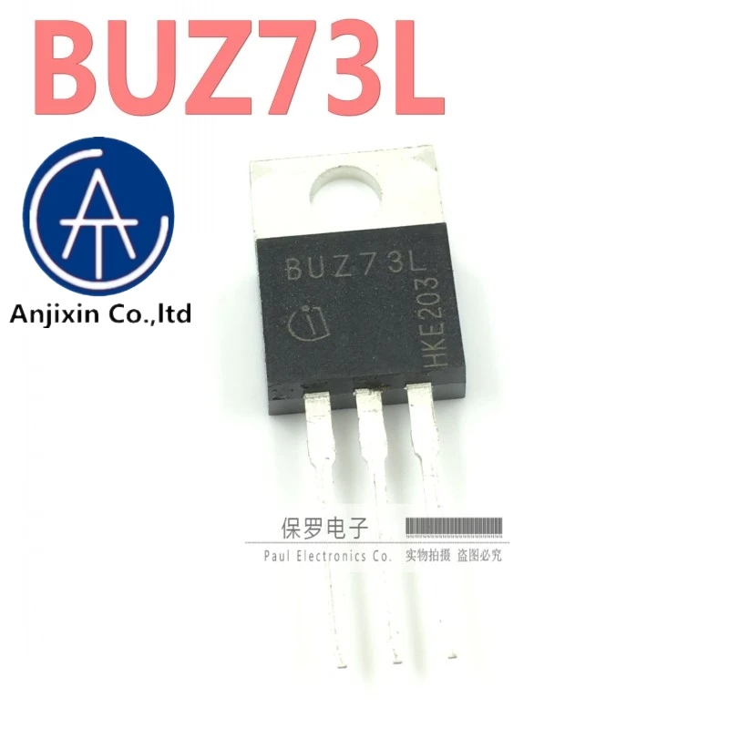 Tubo de efecto de campo MOS BUZ73L 7A 200V a-220, original, 10 Uds., 100%