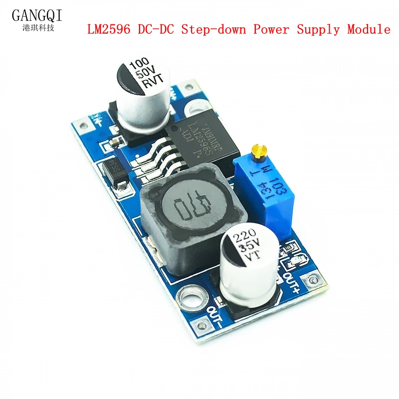 LM2596s DC-DC понижающий модуль питания 3A Регулируемый понижающий модуль LM2596 Регулятор напряжения 24 В 12 В 5 В 3 В