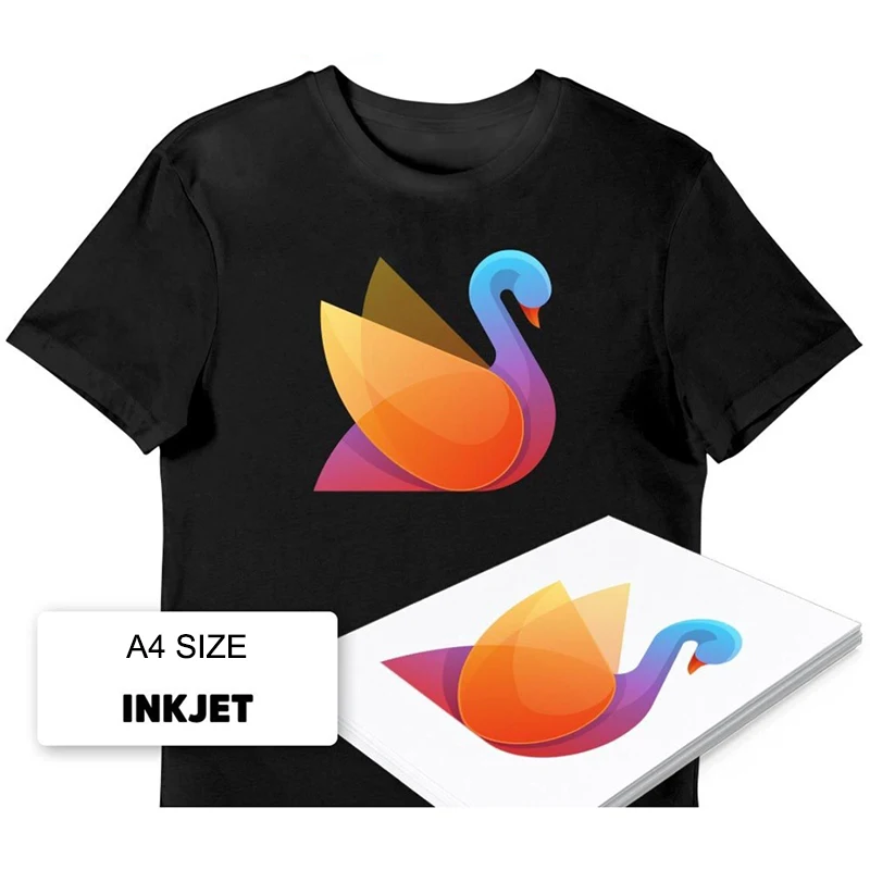 Neenah – feuilles de papier transfert thermique à Jet d'encre Opaque, 3G, pour tissu foncé, papier transfert imprimable au fer à repasser, A4, 50 pièces pour T-shirt, bricolage