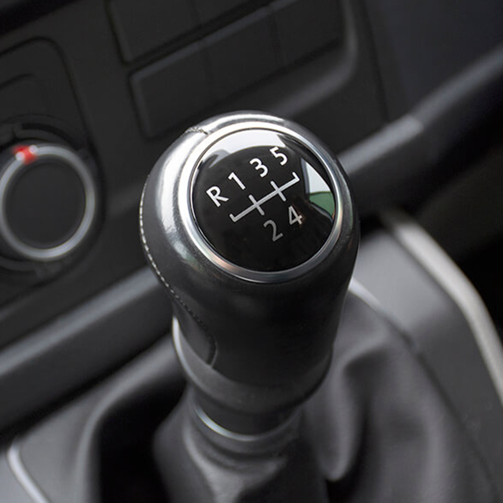 5/6 Tốc Độ Dịch Chuyển Nút Dính Bao Da Nắp Quốc Huy Huy Hiệu Volkswagen VW Vận Tải T5 T6 2003 2004 2005 2006 2007 2008-2019